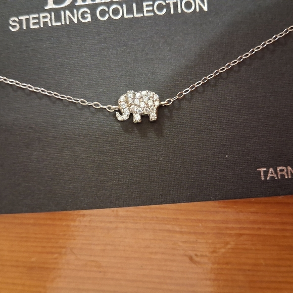 Sterling Silver Elephant Anklet - Picture 2 of 5